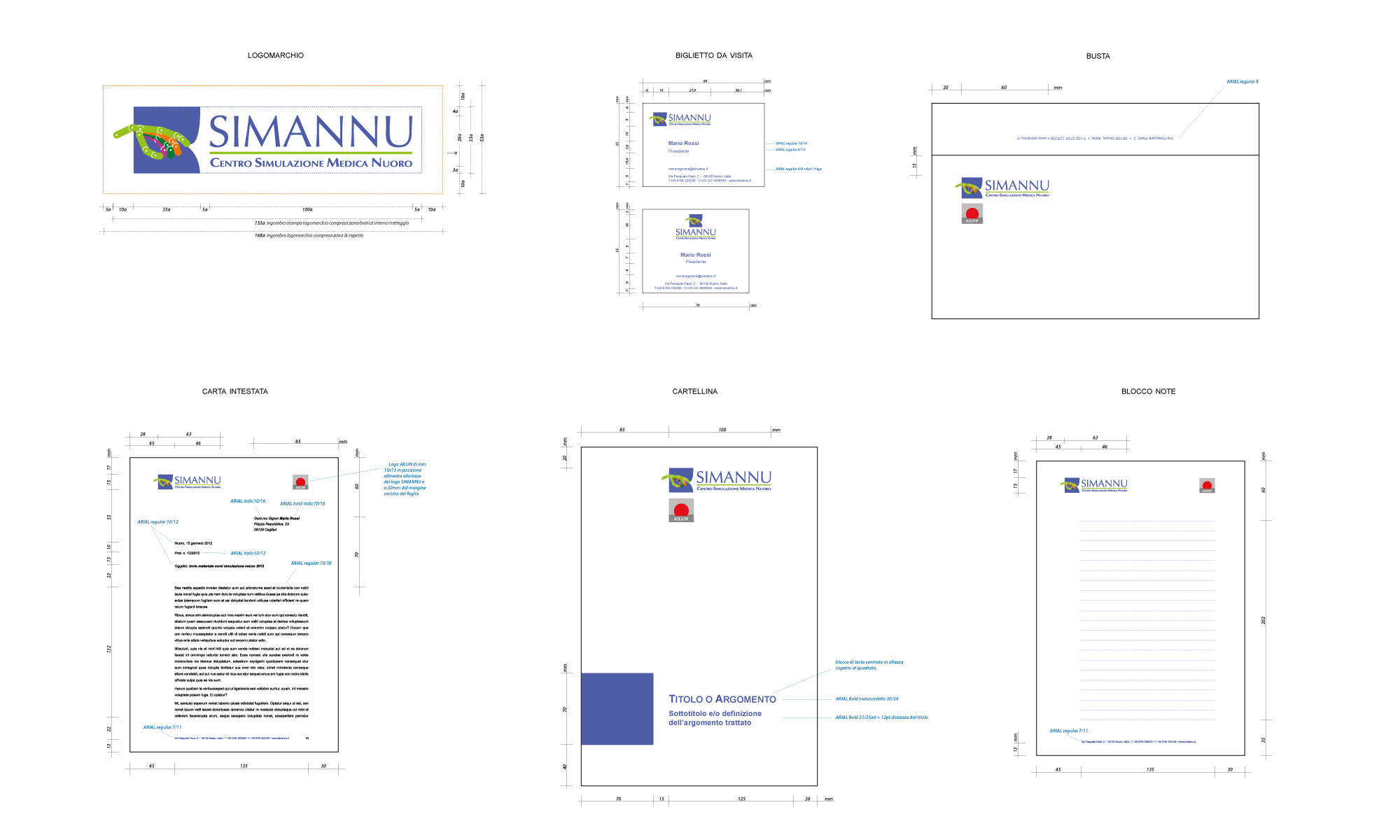 Brand identity per Simannu