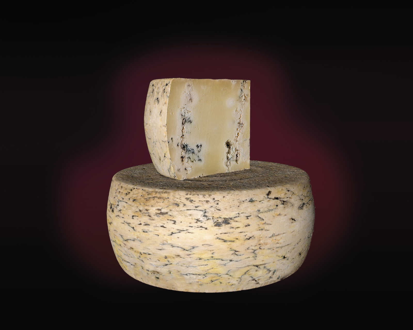 Modellazione 3D di formaggio erborinato